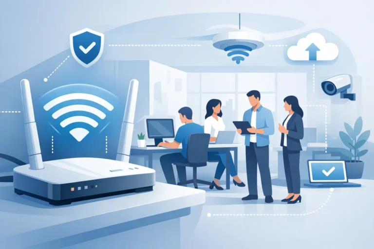 Instalación de red WiFi para oficina sin fallas