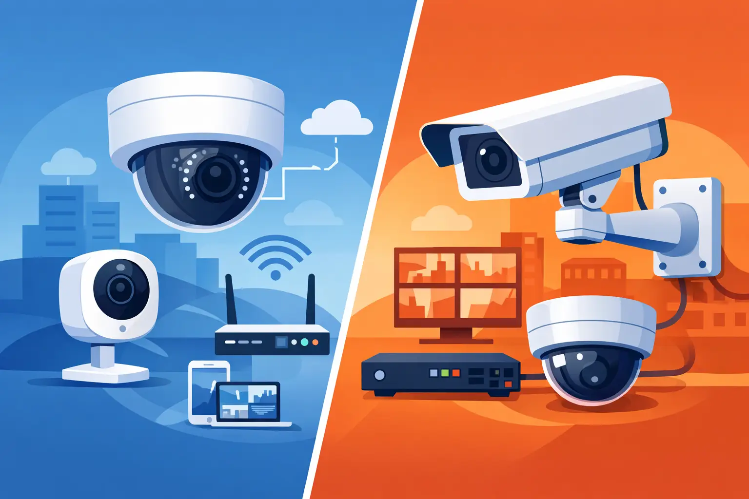Camaras IP vs CCTV: cuál le conviene