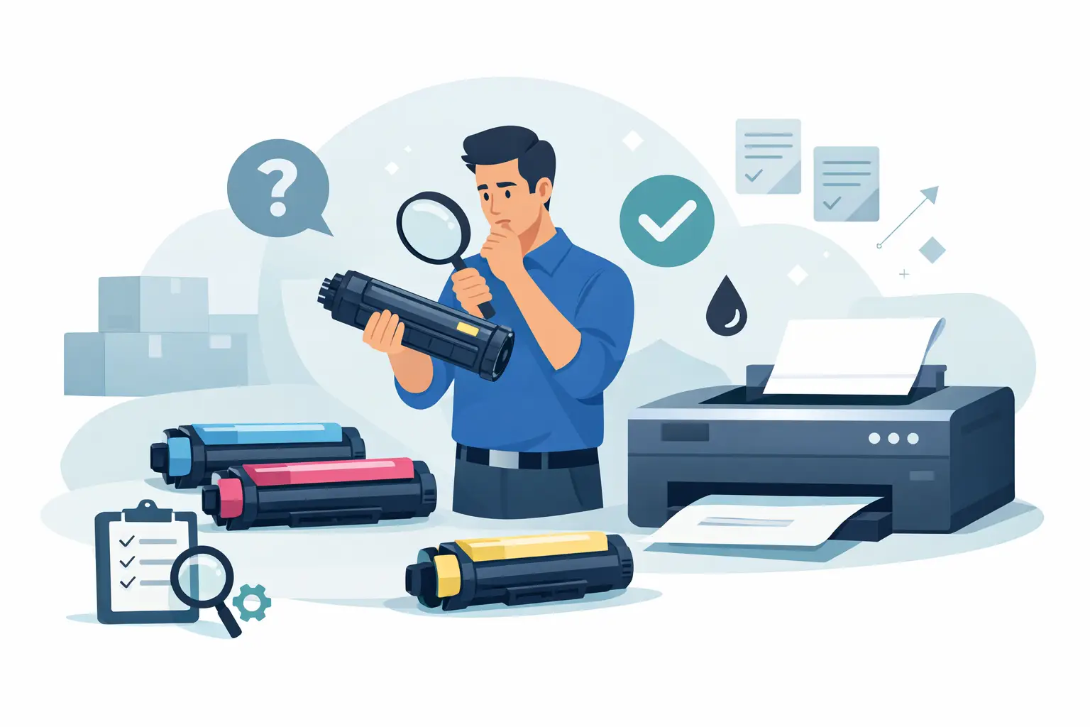 Cómo elegir el tóner compatible correcto